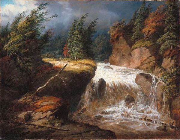 Cornelius Krieghoff The Passing Storm oil painting image